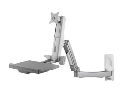 SIT STAND EXTEND WORKSTATION WALL MOUNT