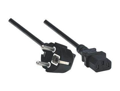 POWER CABLE/CORD EU 2PIN/C13FEM -KETTLE LEAD 1.8M BLACK POLYBAG
