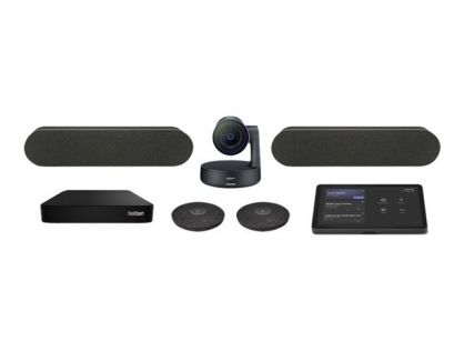Logitech Large Microsoft Teams Rooms on Windows with Tap + Rally Plus + Lenovo ThinkSmart Core - Video conferencing kit - with 90 days Logitech JumpStart registration - Certified for Microsoft Teams Rooms