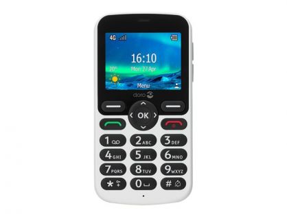 DORO 5860 - black, white - 4G feature phone - GSM
