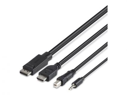 Belkin Secure KVM Combo Cable - video / USB / audio cable - TAA Compliant - 3.05 m