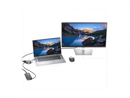 Dell Mobile Adapter DA310 multiport adapter - USB-C - VGA, HDMI, DP, USB-C - 1GbE