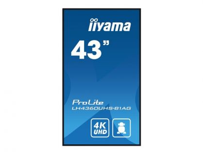 iiyama ProLite LH4360UHS-B1AG 43" Class (42.5" viewable) LED-backlit LCD display - 4K - for digital signage