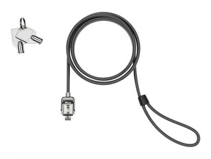 Compulocks T-bar Security Keyed Alike Cable Lock - Security cable lock - black