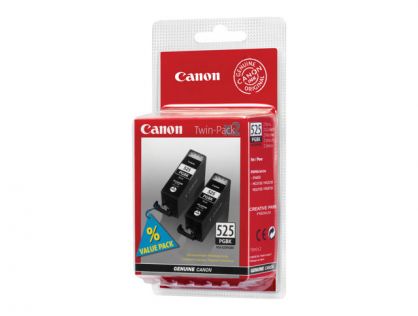 Canon PGI-525 PGBK - 4529B010 - 1 x Black - Twinpack - Ink tank - For PIXMA iP4950,iX6550,MG5350,MG6150,MG6250,MG8150,MG8250,MX715,MX885,MX892,MX895