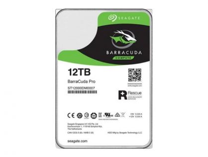 Seagate Barracuda Pro ST12000DM0007 - hard drive - 12 TB - SATA 6Gb/s