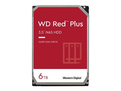 WD Red Plus WD60EFZX - hard drive - 6 TB - SATA 6Gb/s