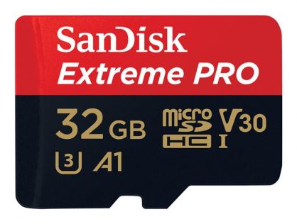 SanDisk Extreme Pro - flash memory card - 32 GB - microSDHC UHS-I