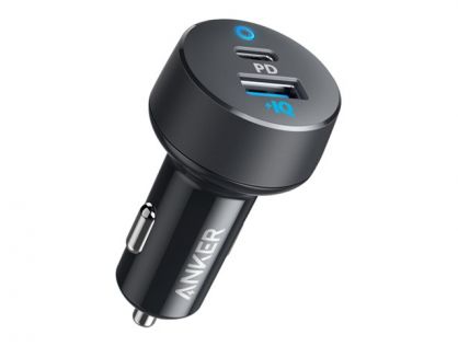 Anker PowerDrive PD+ 2 car power adapter - USB, 24 pin USB-C - 30 Watt