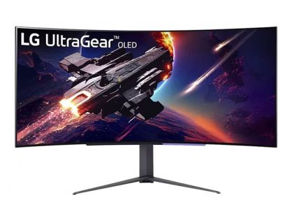 LG UltraGear 45GR95QE-B - OLED monitor - curved - 45" - HDR