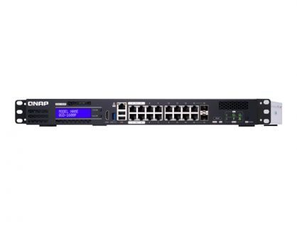 QNAP QGD-1600P - switch - 16 ports - smart - rack-mountable