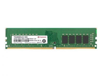 Transcend JetRAM - DDR4 - module - 16 GB - DIMM 288-pin - 3200 MHz / PC4-25600 - unbuffered