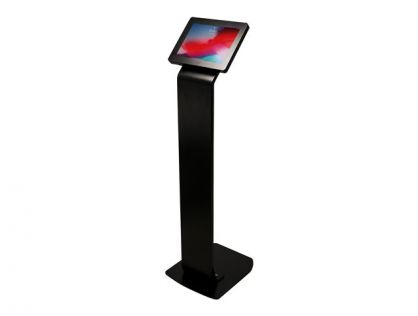 CTA Digital Premium Large Locking Floor Stand Kiosk - stand - for tablet - black