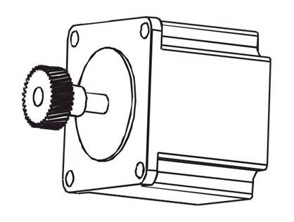 STEPPER MOTOR ASSEMBLY .
