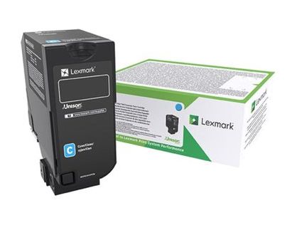 Lexmark - cyan - original - toner cartridge - LCCP, LRP, Lexmark Corporate