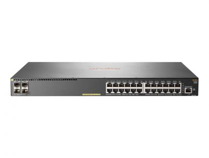 HPE Aruba 2930F 24G PoE+ 4SFP+ TAA - switch - 24 ports - Managed - rack-mountable - TAA Compliant