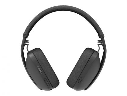 Logitech Zone Vibe Wireless - Headset - full size - Bluetooth - wireless - USB-C via Bluetooth adapter - graphite - Certified for Microsoft Teams