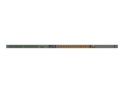 Geist Switched Outlet Level Monitoring EC MGU3EGB1-24PH63-3PS6B2A10-S - Zero U - power distribution unit - 7.3 kW