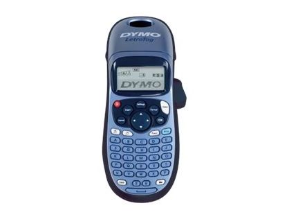 DYMO LetraTag LT-100H - Labelmaker - B/W - direct thermal - Roll (1.2 cm) - 160 dpi - up to 7 mm/sec - cutter - 1 line printing, 2 line printing, realtime clock