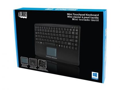 Adesso SlimTouch Mini AKB-410UB - keyboard - black Input Device