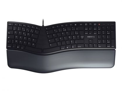CHERRY KC 4500 ERGO - keyboard - AZERTY - French - black Input Device