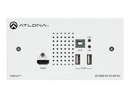 Atlona Omega Series OME-EX-TX-WP-E - video/audio/infrared/USB/serial/network extender - HDBaseT
