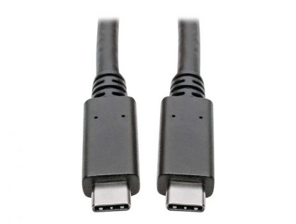 Eaton Tripp Lite Series USB-C Cable (M/M) - USB 3.2, Gen 1 (5 Gbps), USB-IF certified, Thunderbolt 3 Compatible, 6 ft. (1.83 m) - USB-C cable - 24 pin USB-C to 24 pin USB-C - 1.83 m