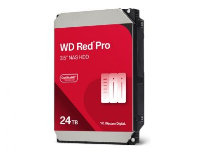 WD Red Pro WD240KFGX - Hard drive - Enterprise - 24 TB - internal - 3.5" - SATA 6Gb/s - 7200 rpm - buffer: 512 MB