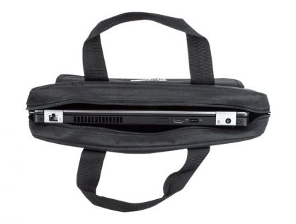 LONDON LAPTOP BAG 17.3IN BLACK- TOP LOADER