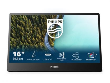 Philips 16B1P3302D - 3000 Series - LED monitor - Full HD (1080p) - 16"