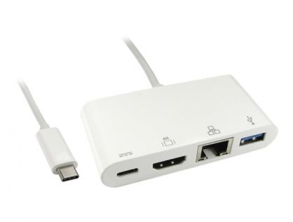 Cables Direct - docking station - USB-C - 1GbE