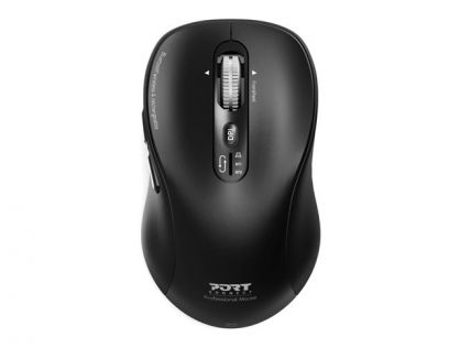 PORT Connect - mouse - expert, rechargeable - 2.4 GHz, Bluetooth