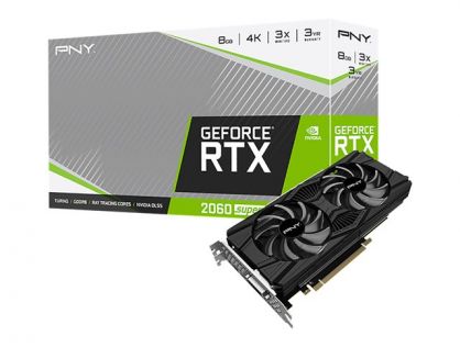 PNY GeForce RTX 2060 SUPER Dual Fan - graphics card - GF RTX 2060 SUPER - 8 GB