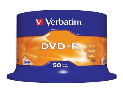 DVD-R 4.7GB 16X SCRATCH RESISTANT 50ER SPINDEL