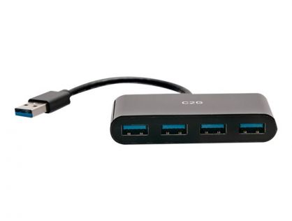 C2G 4-Port USB Hub - USB 3.0 Hub - SuperSpeed USB - 5Gbps - Hub - 4 x SuperSpeed USB 3.0 - desktop