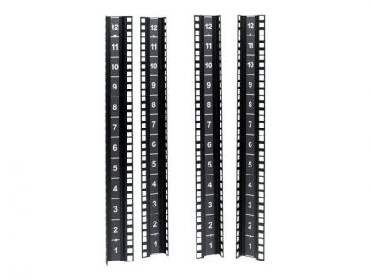 APC NetShelter CX Mini 12U Vertical Mounting Rail Kit - rack rail kit - 12U