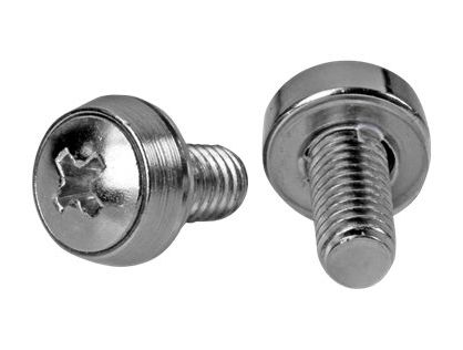 M6 MOUNTING SCREWS SILVER 50 PC SERVER RACK CABINET SCREW