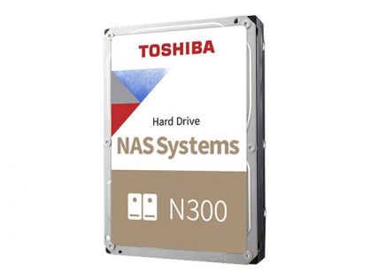 Toshiba N300 NAS - Hard drive - 18 TB - internal - 3.5" - SATA 6Gb/s - 7200 rpm - buffer: 512 MB