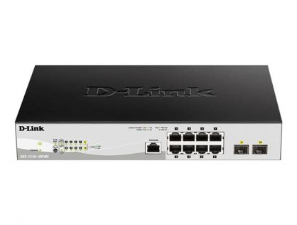 D-Link DGS 1210-10P/ME - switch - 8 ports - Managed - rack-mountable