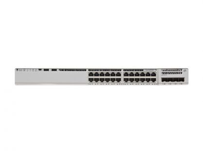 Cisco Catalyst 9200 - Network Advantage - switch - L3 - smart - 24 x 10/100/1000 (PoE+) - rack-mountable - PoE+