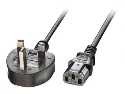 Lindy - power cable - power IEC 60320 C13 to BS 1363 - 1 m