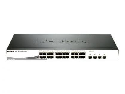 PoE Switch 24xGbit 4xCombo