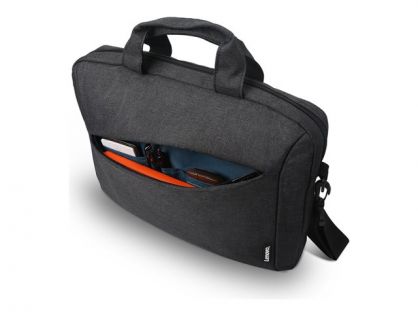 Lenovo Casual Toploader T210 - Notebook carrying case - 15.6" - black - for IdeaPad 1 14, S340-14, ThinkBook 13x G2 IAP, ThinkPad L13 Yoga Gen 3, T14s Gen 3, V15 IML