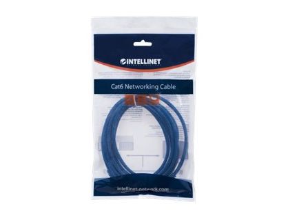 NETWORK CABLE CAT6 CCA 2M BLUE U/UTP SNAGLESS/BOOTED