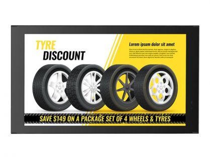 LG 22XE1J 22" Class (21.5" viewable) with Integrated Pro:Idiom LED-backlit LCD display - Full HD - outdoor - for digital signage