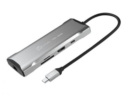 j5create Elite JCD393 - mini-dock - USB4 / Thunderbolt 4 - HDMI - GigE