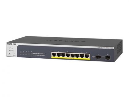 NETGEAR Smart GS510TLP - switch - 8 ports - smart - rack-mountable