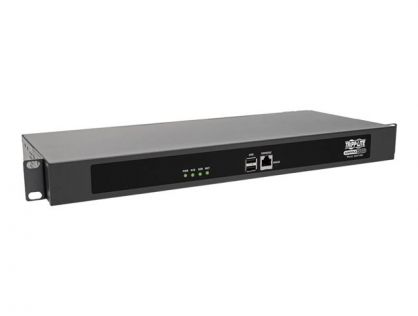 Tripp Lite 48-Port Serial Console Server, USB Ports (2) - Dual GbE NIC, 4 Gb Flash, Desktop/1U Rack, CE - console server - TAA Compliant