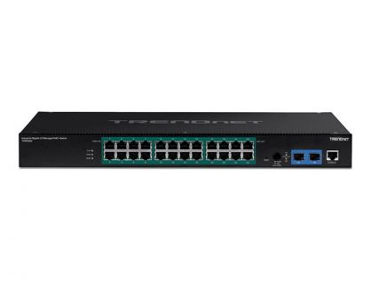 TRENDnet TI-RP262I - Industrial - switch - 26 ports - Managed - rack-mountable - TAA Compliant