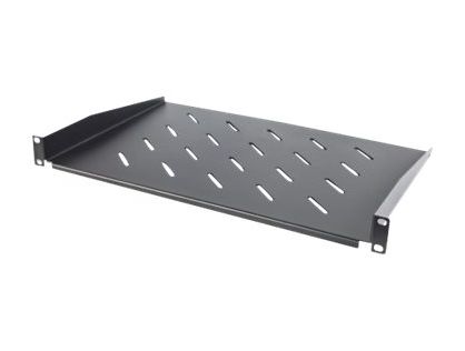 19IN CANTILEVER SHELF 1U 300MM- VENTED BLACK